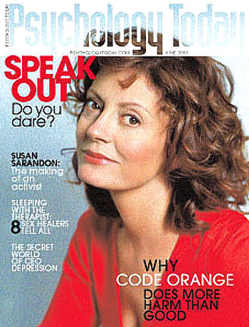 Psychology Today, May 2003, Susan Sarandon