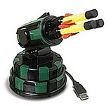 USB powered foam rubber missile launcher
