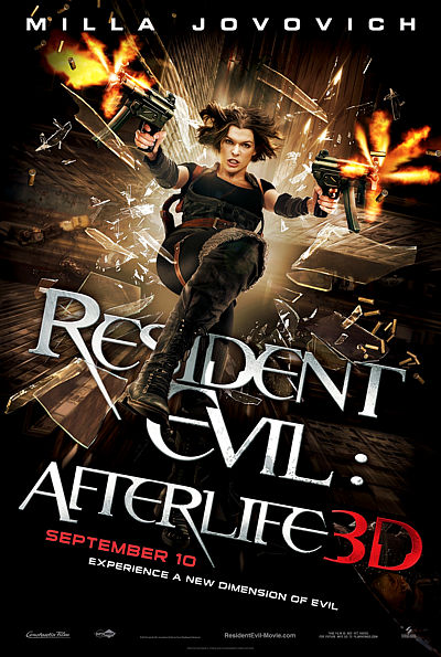 Resident Evil: AFTERLIFE 3D movie review