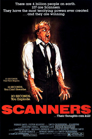 Scanners movie poster