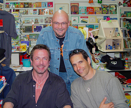 Clive Barker, Eddie McMullen, and Todd McFarlane.